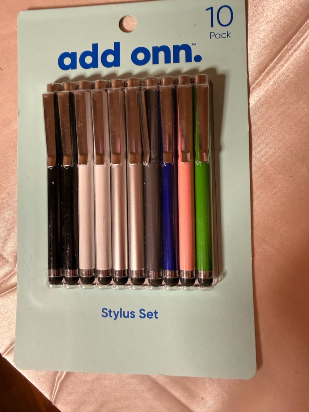add onn. 10-Pack Stylus Set - Multi Color